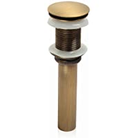 KUNGYO Fregadero para lavabo sin ranura Empujar para elevar Haga clic en Tapón para desecho Clack Tapón para desagüe sin…